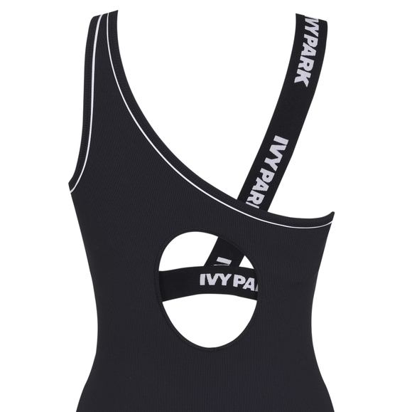 ✨HOST PICK✨ Ivy Park Asymmetrical Logo Bodysuit-black - Picture 5 of 12